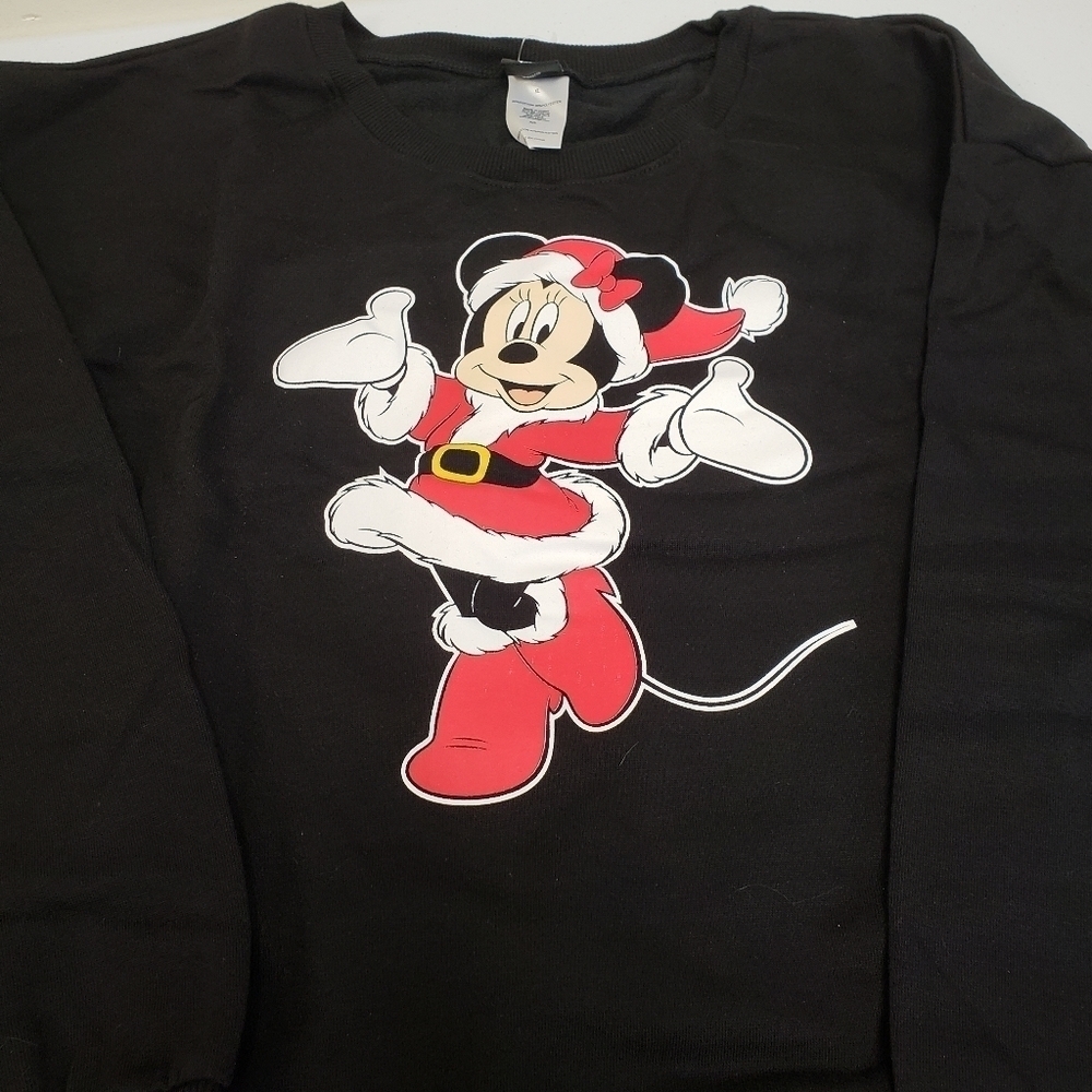 Disney Minnie Mouse Christmas Holiday Sweatshirt Size XL - Picture 7 of 7